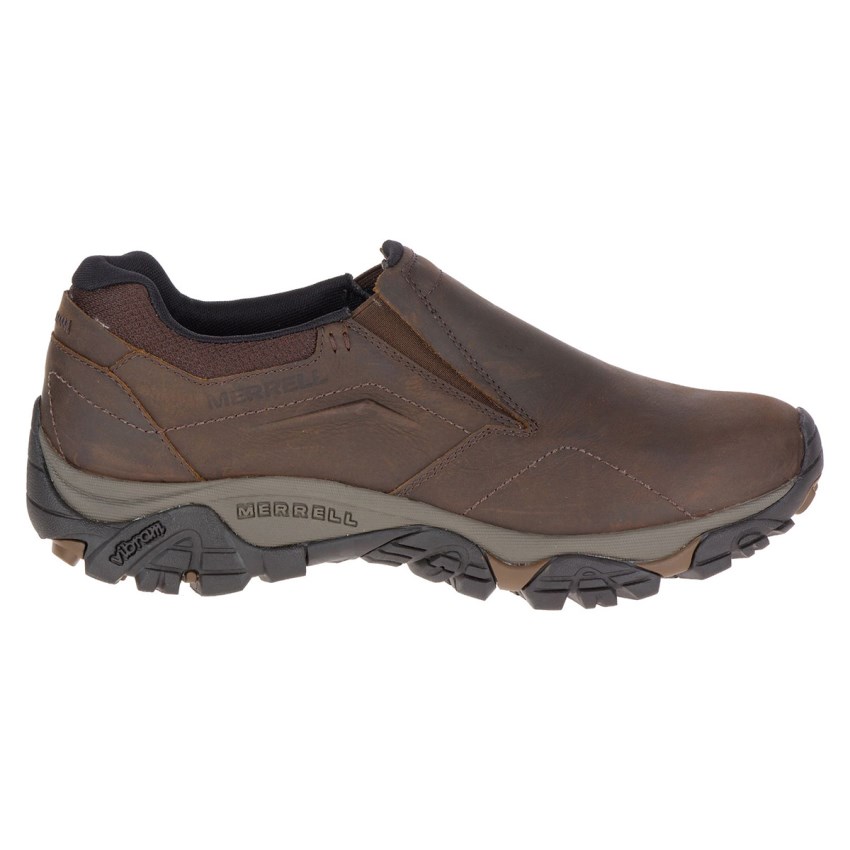 Chaussure Casual Merrell Moab Adventure Moc Marron Foncé Homme | P.D.ZUSC